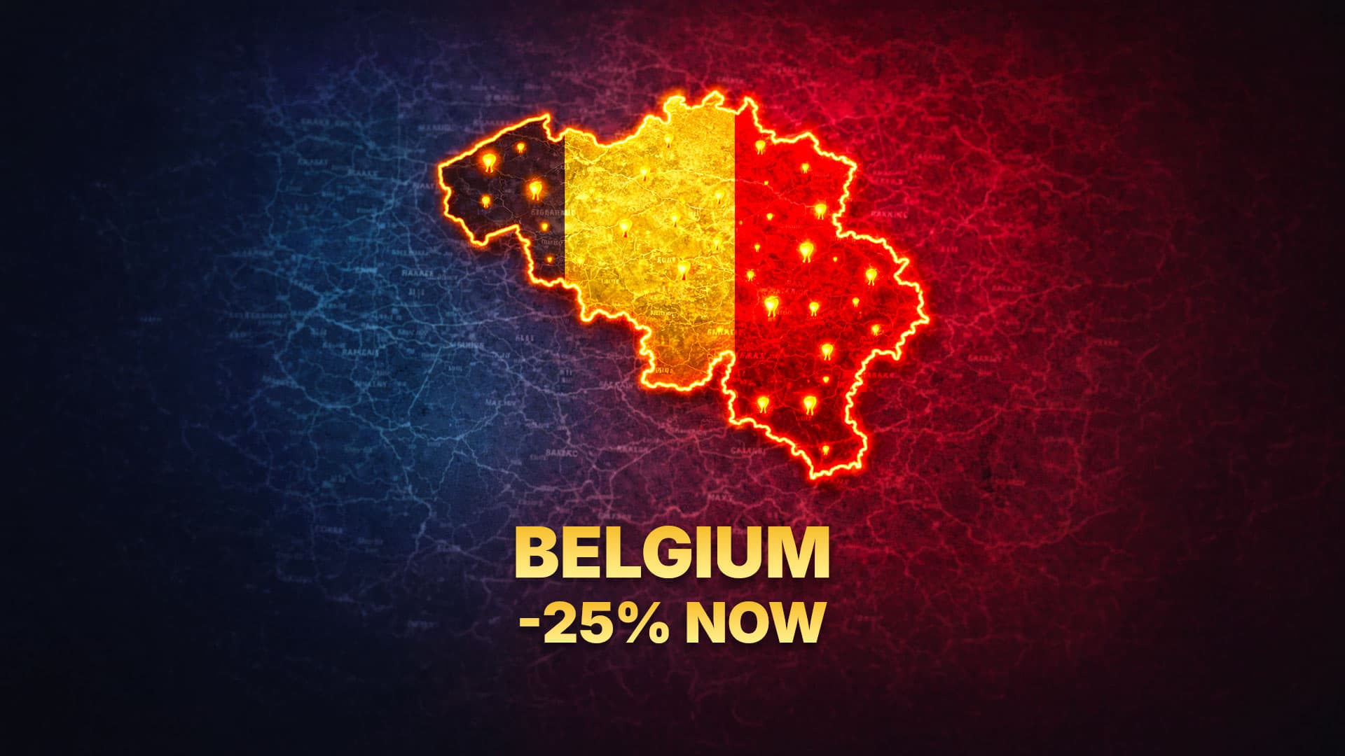 Belgium Urbex Map