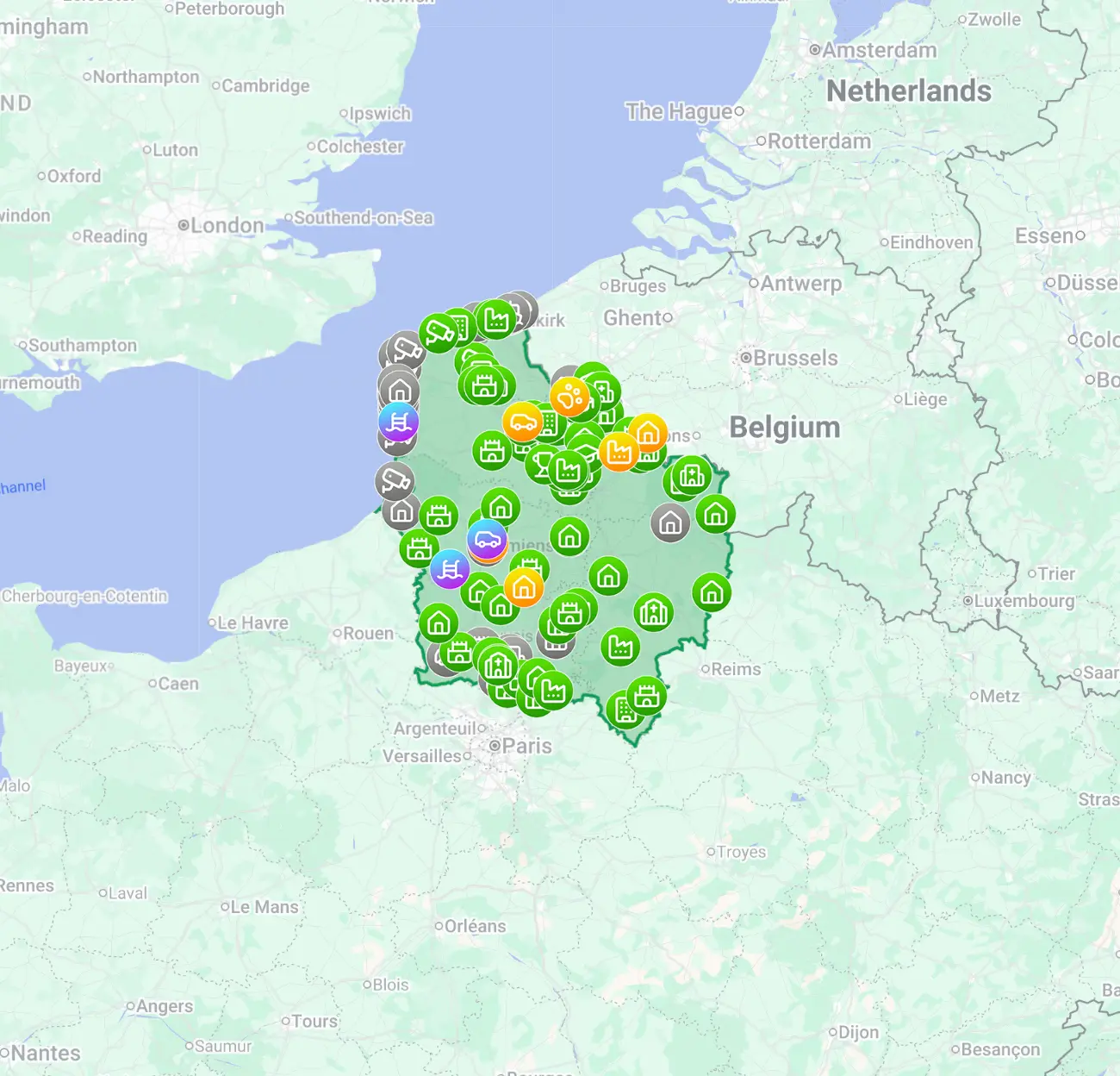 Hauts-de-France urbex map preview